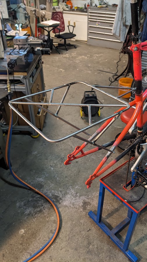 Custom Gepäckträger Bianchi Theridion